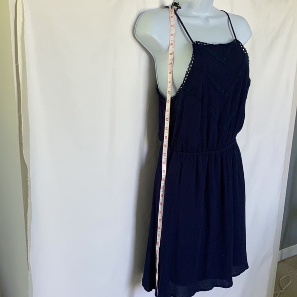 BLEUH CIEL Navy Boho Mini Dress - Picture 7 of 11